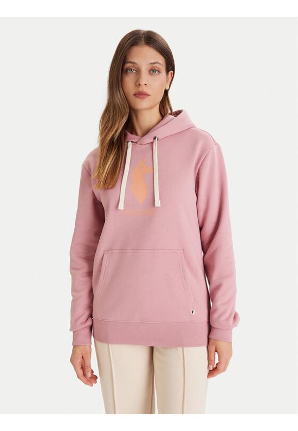 Cotopaxi Bluza Llama Pullover Hoodie F24474W1302 Różowy Regular Fit. Kolor: różowy. Materiał: syntetyk