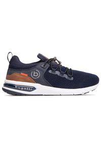Bugatti Sneakersy 342-65860-6900-4100 Granatowy. Kolor: niebieski. Materiał: materiał