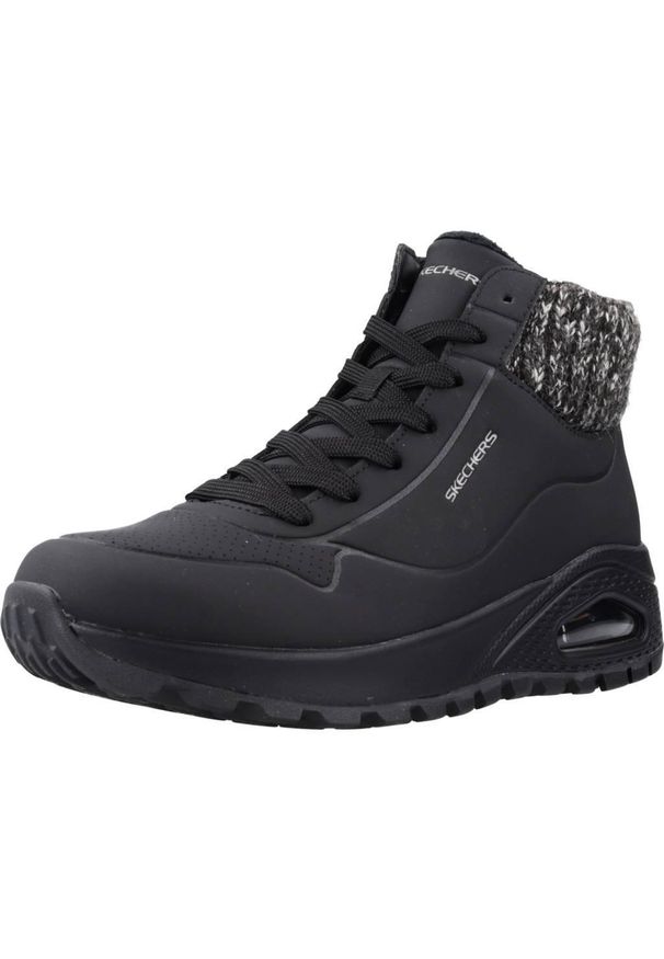 skechers - Skechers Model 167988 Kolor Czarny. Wysokość cholewki: za kostkę. Kolor: czarny. Materiał: syntetyk, materiał. Szerokość cholewki: normalna. Model: Skechers Sport. Sport: turystyka piesza