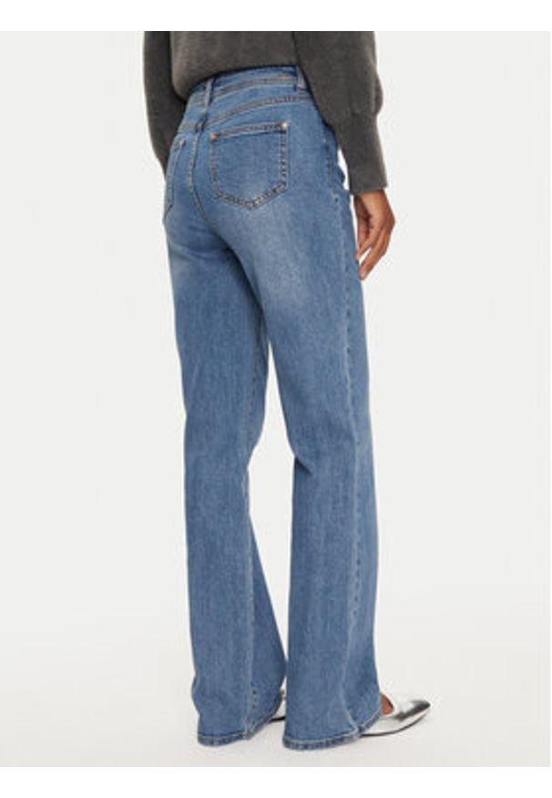 Morgan Jeansy 242-PCHIMA Niebieski Straight Fit. Kolor: niebieski