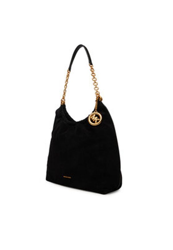MICHAEL Michael Kors Torebka 30S6A15L7S Czarny. Kolor: czarny. Materiał: skórzane, zamszowe