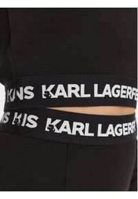 Karl Lagerfeld Jeans Bluzka A1W17042 Czarny Slim Fit. Kolor: czarny. Materiał: syntetyk #4