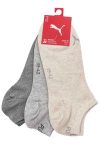 ZEAGLE - Skarpetki Puma Unisex 3-pak 43-46: Wygodne i Oddychające. Kolor: fioletowy. Materiał: poliester, bawełna
