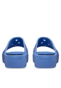 Crocs Klapki Classic Platform Slide 208180 Niebieski. Kolor: niebieski. Obcas: na platformie #5