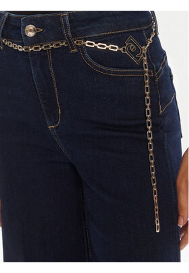 Liu Jo Jeansy UF5097 DS018 Granatowy Flare Fit. Kolor: niebieski