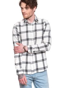 Wrangler - WRANGLER LS 1 PKT SHIRT KOSZULA MĘSKA OFF WHITE W5A1T2737 112129985 #9