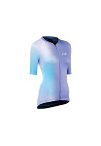 Koszulka rowerowa damska NORTHWAVE BLADE Wmn Jersey pastelowa. Kolor: niebieski. Materiał: jersey #1