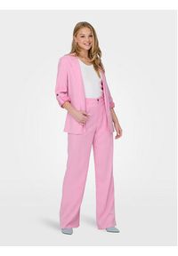 only - ONLY Marynarka Aris 15310839 Różowy Loose Fit. Kolor: różowy. Materiał: wiskoza #7