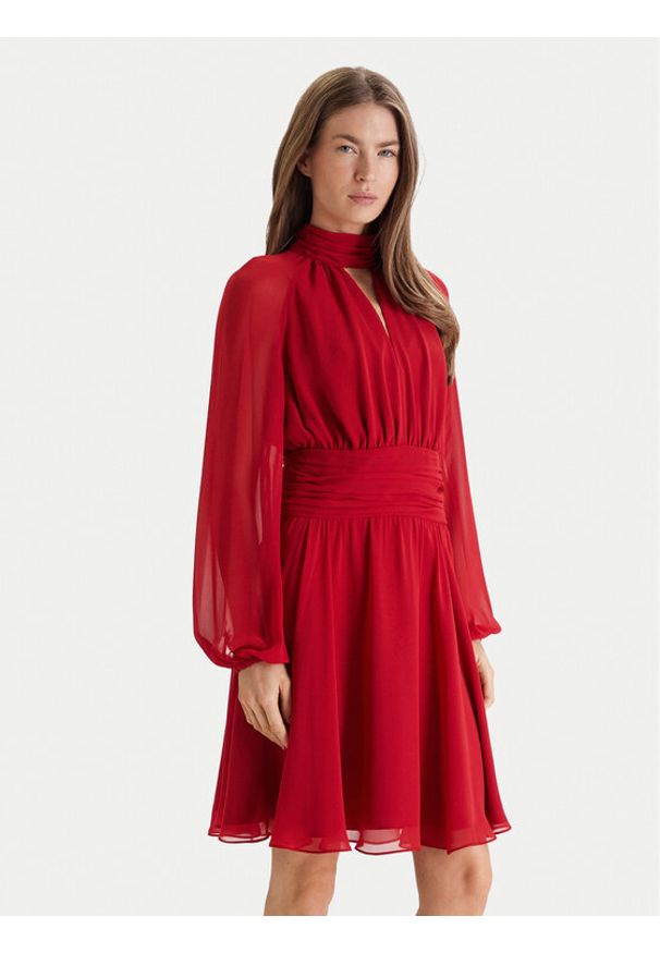Marciano Guess Sukienka koktajlowa 6RGK20 7429A Czerwony Regular Fit. Kolor: czerwony. Materiał: syntetyk. Styl: wizytowy