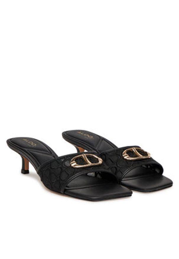 Aldo Klapki Coteazur 17084854 Czarny. Kolor: czarny. Materiał: materiał