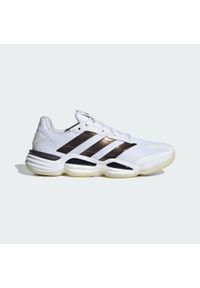 Adidas - Buty Stabil 16 Indoor. Kolor: czarny, wielokolorowy, biały. Materiał: materiał. Sport: turystyka piesza #1
