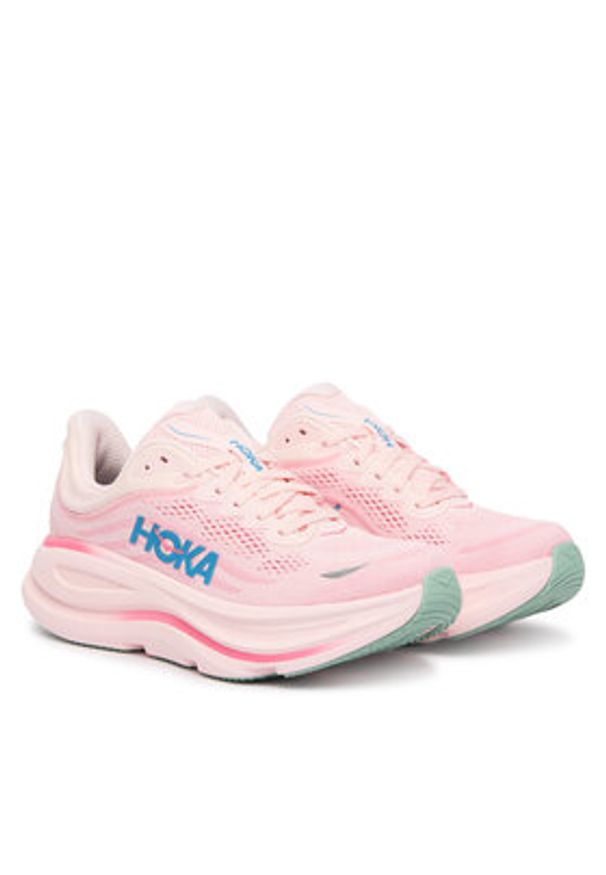 HOKA - Hoka Buty do biegania Bondi 9 1162012 Różowy. Kolor: różowy. Materiał: materiał