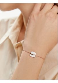 Skagen Bransoletka SKJ1815791 Różowe złocenie. Materiał: metalowe. Kolor: różowy