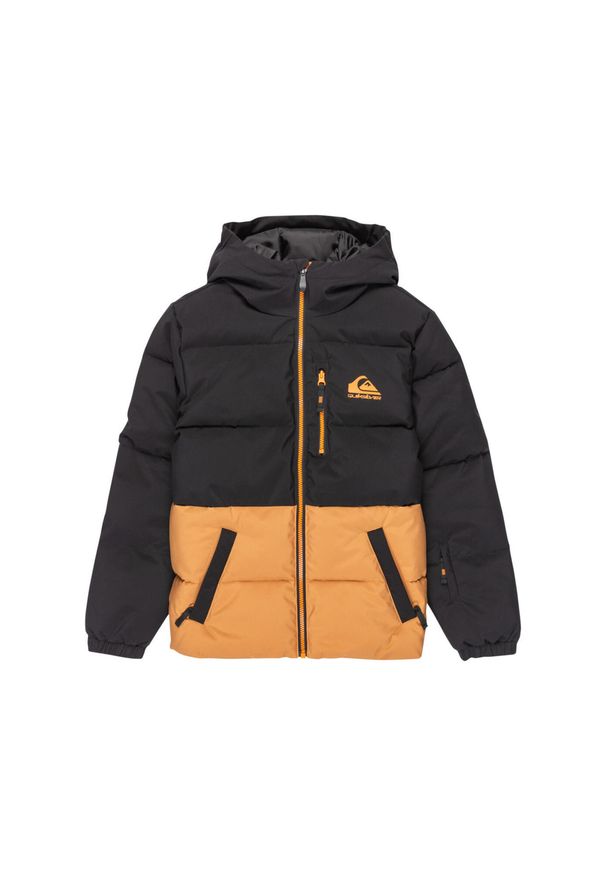 Quiksilver - Kurtka do sportów zimowych techniczna dla Chłopców HIGHLAND. Kolor: brązowy. Materiał: poliester, materiał. Sezon: zima. Sport: narciarstwo