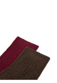 Nine West Skarpety długie CEO_LA_NW_12744_Z_AW25 (2-PACK) Brązowy. Kolor: brązowy. Materiał: poliamid, nylon #2