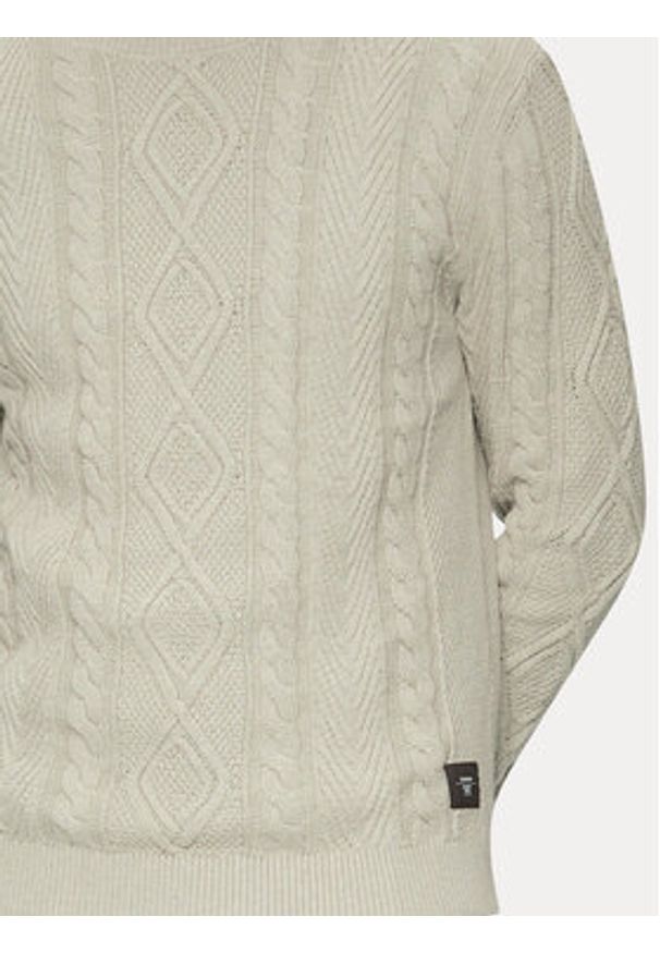 s.Oliver Sweter 2152198 Beżowy Regular Fit. Kolor: beżowy. Materiał: bawełna