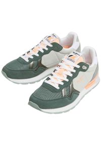 Damskie sneakersy Pepe Jeans Brit Camp. Kolor: zielony #2