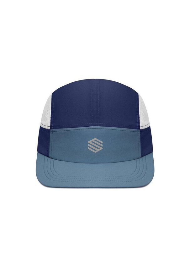 SIROKO - Pięciopanelowa sportowa czapka z daszkiem Fitness Siroko Sprint Cobalt Blue. Kolor: niebieski. Materiał: tkanina. Styl: sportowy