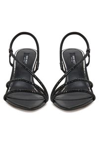 Nine West Sandały R25SS019000 Czarny. Kolor: czarny. Materiał: materiał, syntetyk