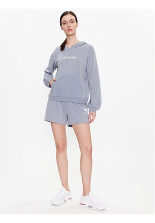 columbia - Columbia Szorty sportowe Logo III 2032881 Szary Regular Fit. Kolor: szary. Materiał: syntetyk
