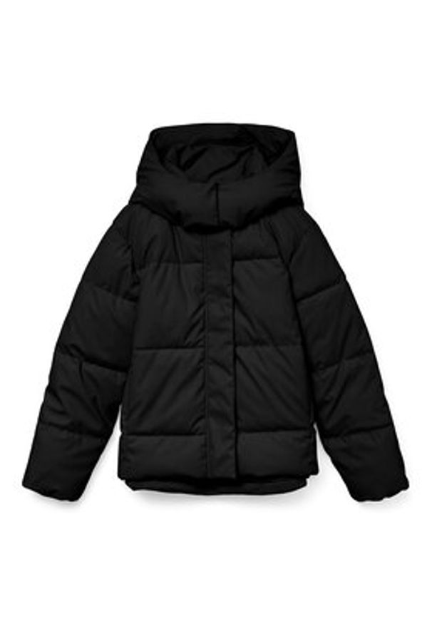 Vero Moda Kurtka zimowa Greta Kylie 10311315 Czarny Regular Fit. Kolor: czarny. Materiał: skóra. Sezon: zima