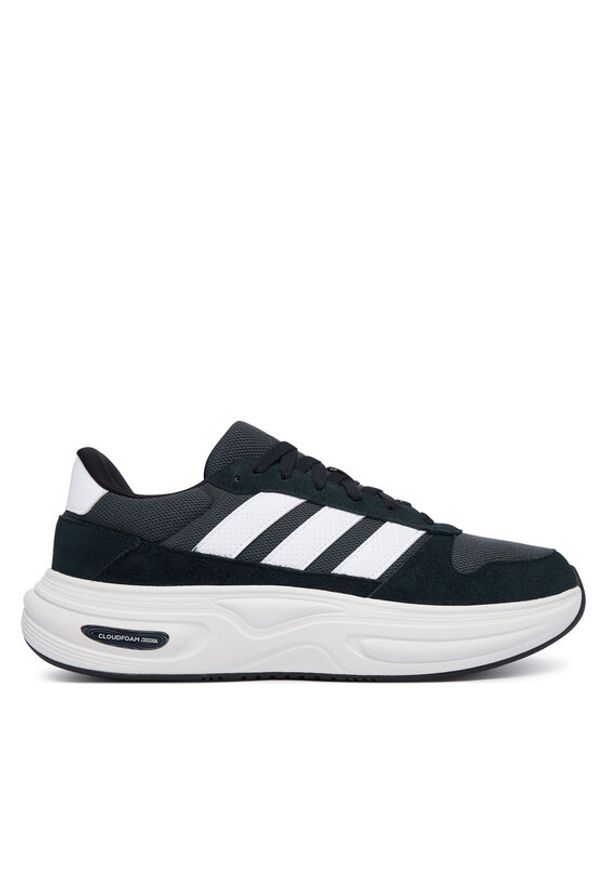 Adidas - adidas Sneakersy Cloudfoam Cuxxion 80S KJ4268 Czarny. Kolor: czarny. Materiał: zamsz, skóra. Model: Adidas Cloudfoam