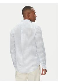 TOMMY HILFIGER - Tommy Hilfiger Koszula Essential MW0MW38581 Niebieski Regular Fit. Kolor: niebieski. Materiał: len #3