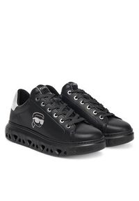Karl Lagerfeld - KARL LAGERFELD Sneakersy KL64525 Czarny. Kolor: czarny. Materiał: skóra #6