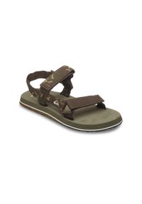 Quiksilver - Sandały sportowe dla Mężczyzn MONKEY CAGED. Kolor: zielony. Materiał: syntetyk, materiał, tkanina, guma. Szerokość cholewki: normalna. Sport: pływanie #1