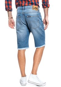 Lee - SPODENKI LEE 5 POCKET SHORT WASHED LUTHER L73EGAPE 112120423. Materiał: jeans #9