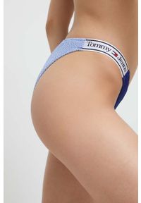 TOMMY HILFIGER - Tommy Hilfiger figi kąpielowe kolor granatowy. Kolor: niebieski. Materiał: włókno, materiał #2