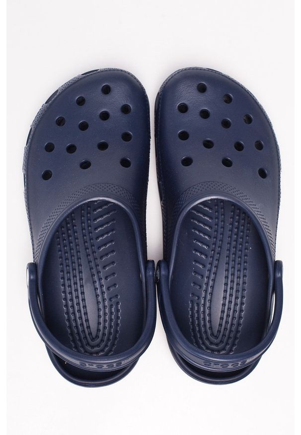 Crocs - Klapki. Kolor: niebieski. Materiał: materiał. Wzór: gładki