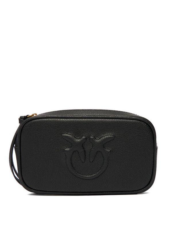 Pinko - PINKO Saszetka nerka Belt Bag Pelle Bottalata AI 25-26 PCPL 105354 A29Q Czarny. Kolor: czarny. Materiał: skóra