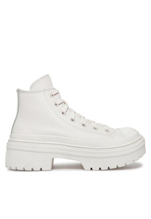Converse Trzewiki Chuck Taylor All Star Lugged Heel Leather Platform A10370C Biały. Kolor: biały. Materiał: skóra. Obcas: na platformie