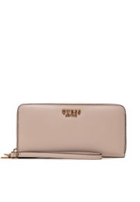 Duży Portfel Damski Guess. Kolor: beżowy #1