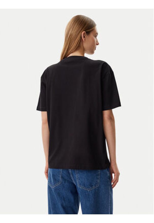 Calvin Klein Jeans T-Shirt Gradient Monologo J20J225521 Czarny Relaxed Fit. Kolor: czarny. Materiał: bawełna. Wzór: gradientowy