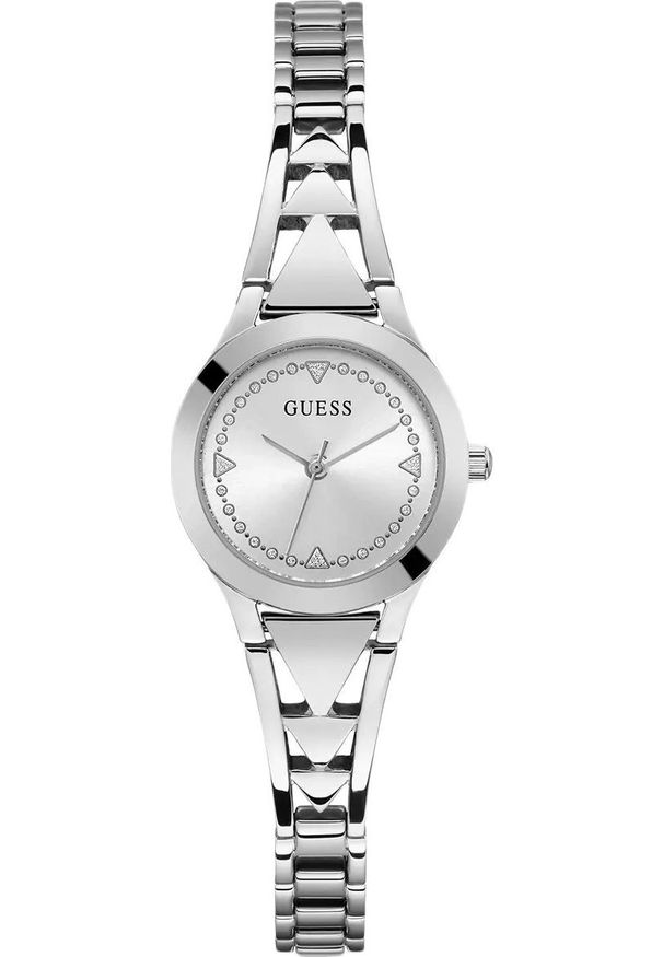 Zegarek damski Guess GW0609L1 CYRKONIE srebrny. Kolor: srebrny