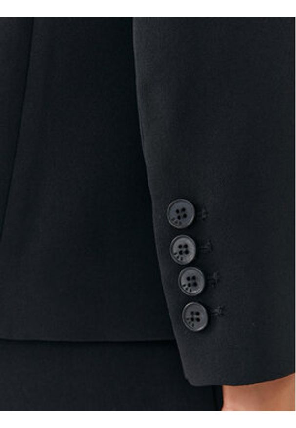 Marella Marynarka Stella 2330460333 Czarny Regular Fit. Kolor: czarny. Materiał: syntetyk