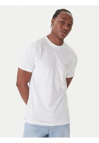 Quiksilver T-Shirt Anchor EQYZT08178 Biały Regular Fit. Kolor: biały. Materiał: bawełna