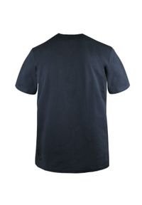 Granatowy Męski T-Shirt, Dekolt z Guzikami - Pako Jeans. Okazja: na co dzień. Kolor: niebieski. Materiał: bawełna. Styl: casual #4
