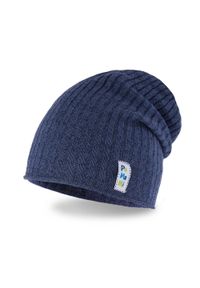 Wiosenna czapka chłopięca PaMaMi - Granatowy. Kolor: niebieski. Materiał: elastan, bawełna. Sezon: wiosna #1