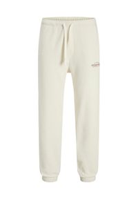 Jack & Jones - Jack&Jones Spodnie dresowe Kane Billy 12283257 Écru Relaxed Fit. Materiał: bawełna