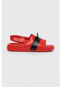 melissa - Melissa sandały dziecięce x Disney kolor czerwony. Zapięcie: rzepy. Kolor: czerwony. Materiał: guma, kauczuk. Wzór: motyw z bajki #4
