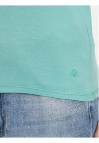 United Colors of Benetton - United Colors Of Benetton Bluzka 3GA2E16A1 Zielony Regular Fit. Kolor: zielony. Materiał: bawełna #5