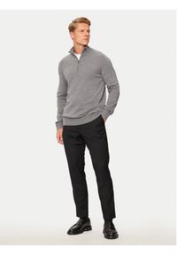 JOOP! Sweter 17 Jk-03Dario 30032603 Szary Modern Fit. Kolor: szary. Materiał: wełna