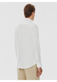 Pako Lorente - PAKO LORENTE – Biała bawełniana koszula męska. Kolor: niebieski, biały. Materiał: bawełna. Długość rękawa: długi rękaw. Długość: długie. Styl: elegancki #7