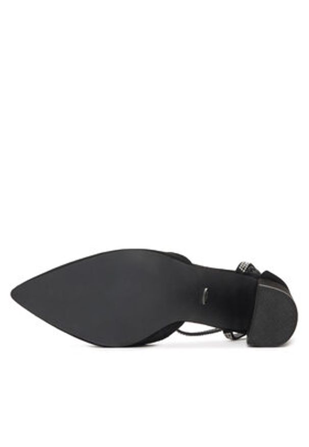 DeeZee Czółenka KL-HT4587-21 Czarny. Kolor: czarny. Materiał: materiał
