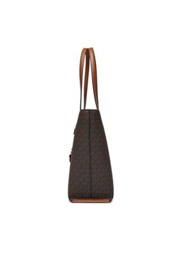 MICHAEL Michael Kors Torebka Temple Tote 30R4G1LT3B Brązowy. Kolor: brązowy. Materiał: skórzane