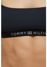 TOMMY HILFIGER - Tommy Hilfiger biustonosz kąpielowy kolor czarny. Kolor: czarny. Materiał: poliester #3