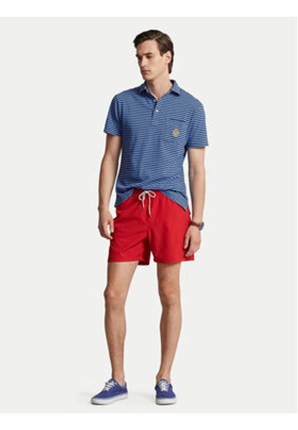 Polo Ralph Lauren Szorty kąpielowe 710907255005 Czerwony Classic Fit. Kolor: czerwony. Materiał: bawełna
